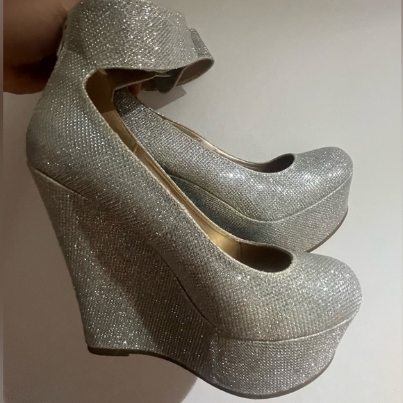 Dream pairs women’s sparkling silver platforms - Picture 4 of 12
